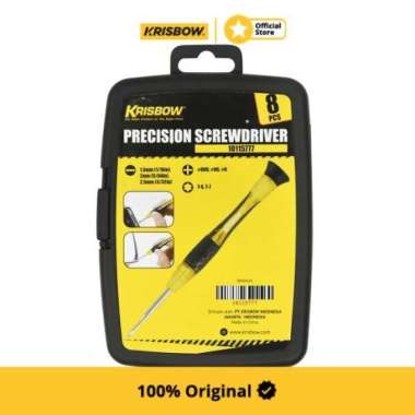 Krisbow Set Screwdriver Obeng Presisi 8 Pcs