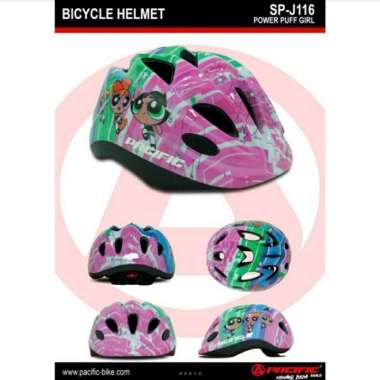 helm sepeda anak pacific SP J116 - POWER PUFF POWER PUFF