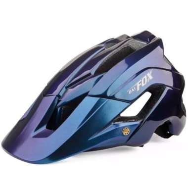 Batfox Helm Sepeda Bat Fox Enduro AM Bike Helmet Cycling MTB Blue