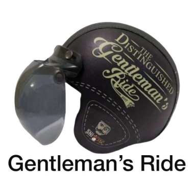 helm bogo dewasa gentleman ride Gentleman kaca injak