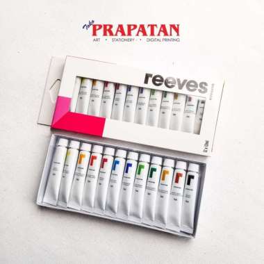 Gouache Reeves Set 12 Warna Multicolor