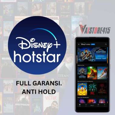Disney+ HotStar Premium PRIVATE [1 PROFILE - 1 USER][FULL GARANSI] 1 Tahun