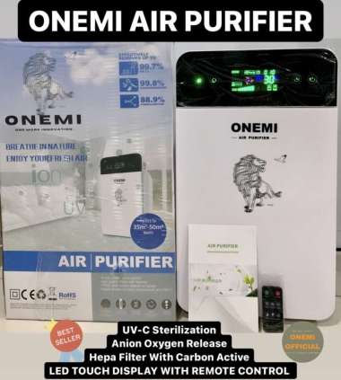 Onemi Air Purifier Penjernih Udara Hepa Filter with UV sterilization