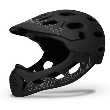 Helm Sepeda Full Face untuk Dewasa CAIRBULL downhill MTB Hitam