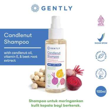 Gently Candlenut Shampoo | Shampoo Kemiri Bayi dan Anak