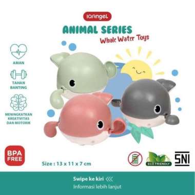IQangel Whale Water Toys Grey
