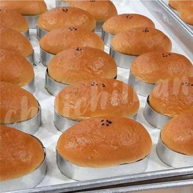 Cetakan Roti Oval 10cm x 7cm x 2.5cm 12 x 8 x 3
