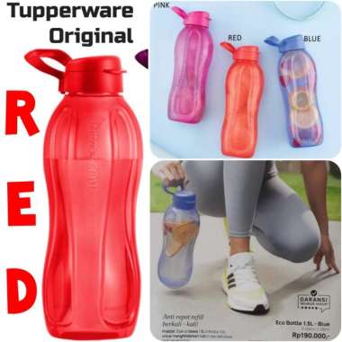 Tupperware Original Botol Minum Air Jumbo ada gagangnya Murah Multivariasi Multicolor