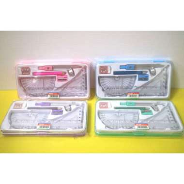Math Set Ms-82 Joyko/Penggaris Busur Set Jangka Multicolor