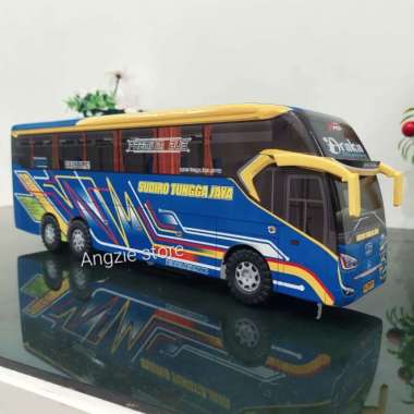 Miniatur Bus Bis Sudiro Tungga Jaya Stj Draka Multicolor