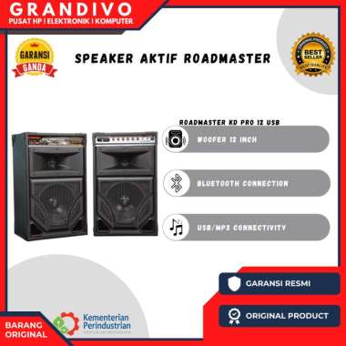 Speaker Roadmaster KD Pro 12 USB Garansi Resmi Roadmaster - Grandivo Bonus Flashdisk
