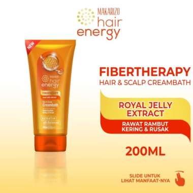 Makarizo HE Fibertherapy Hair&Scalp Creambath Royal Jelly 200mL