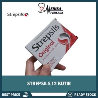 Strepsils Lozenges Dus isi 12 Butir - Permen Tenggorokan Strepsils Original