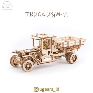 Mobil Mainan UGEARS TRUCK UGM-11 Puzzle Kayu Edukasi Truk Panen Multicolor