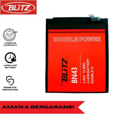 BLiTZ Baterai BN43 / BM43 Xiaomi Double Power Redmi Note 4X / Note 4 Snapdragon
