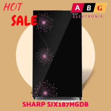 Sharp Sjx187Mgdb / Sharp Sjx187Mg / Kulkas 1 Pintu Sharp Dandelion Multicolor