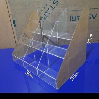 display Acrylic rak kopi seduh