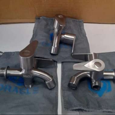 Kran Cabang 2 Kran Shower Toilet Bak Mandi Mesin Cuci Stainless