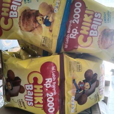 Chiki Balls 16gr (renteng isi 10 bks) Coklat