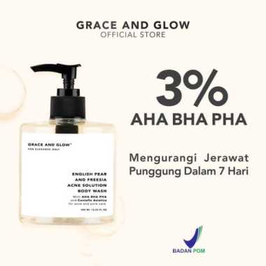 Grace and Glow English Pear and Freesia Anti Acne Body Wash