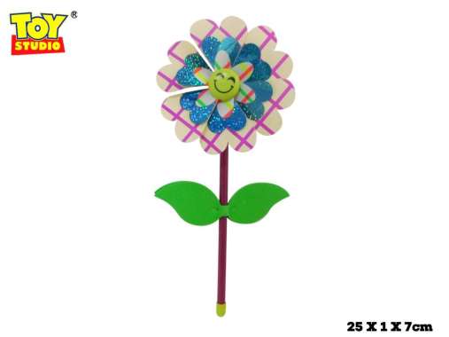 Mainan Tradisional DIY Kincir Angin Sunflower Mainan Edukasi Untuk Anak Biru