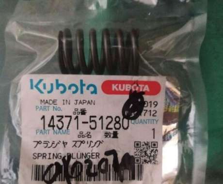 Rd105 per plunger mesin kubota rd105 asli