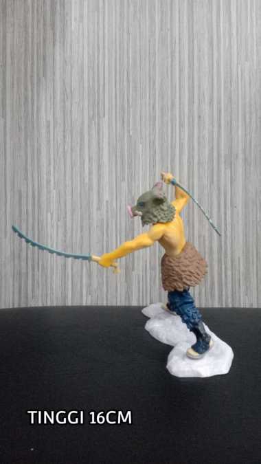 Mainan Action Figure Demon Slayer Ino mini figure Demon Slayer Ino topper kue