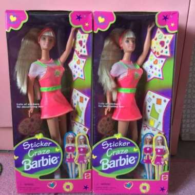Promo Original Barbie asli Mattel Sticker Craze Boneka berbi ori