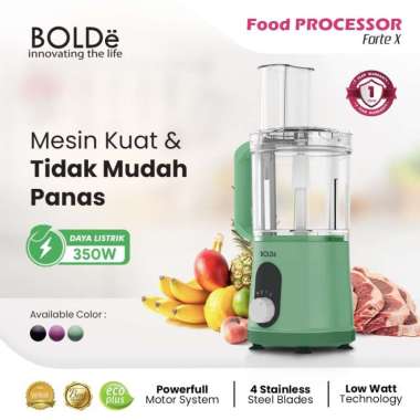 BOLDe Food Processor FORTE X (penghalus makanan) Hitam