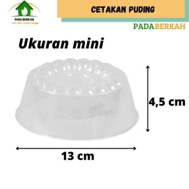 Cetakan Puding Cetakan Puding Loyang Agar-Agar Plastik Diameter 16,5 Mini