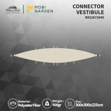 Mobi Garden Connector Vestibule Tenda Canopy 6 Orang - NXLQU72003 White