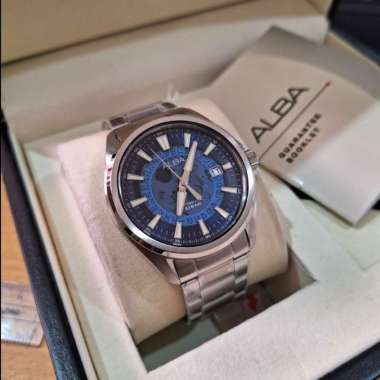 Jam Alba AU4029X1 AU4027X1 Automatic Stainless Steel au4029 au4027 Silver Blue