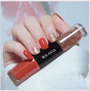 2In1 Kutek Korea NON Peel Off Tidak Bisa Dikupas Bolanya A17