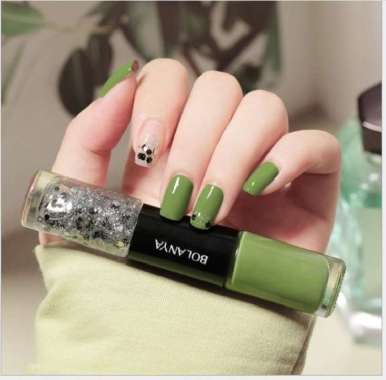 2In1 Kutek Korea NON Peel Off Tidak Bisa Dikupas Bolanya A18