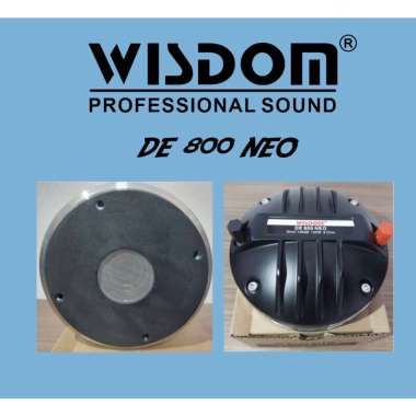 Driver Wisdom DE 800 Neo Driver Speaker Wisdom Component DE-800Neo