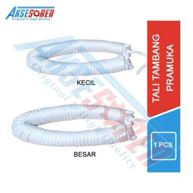 Tali Tambang Pramuka / Tali Putih Pramuka / Tali Pramuka Besar dan Kecil / Atribut Pramuka / Perleng