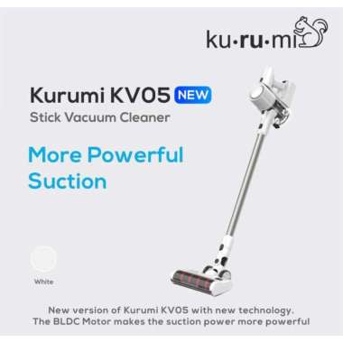 KURUMI KV 05 Cordless Stick Vacuum Cleaner WHITE ( NEW ) White