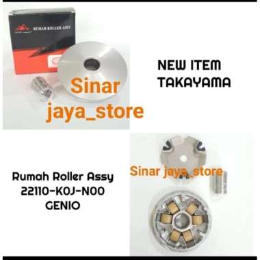 Rumah Roller Assy Komplit Genio Beat 2020 Led Takayama