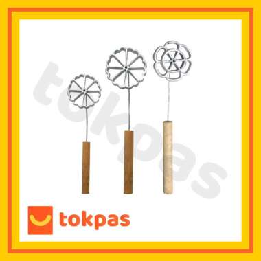 Cetakan Kembang Goyang Jumbo / Kecil / Susun Aluminium Jumbo