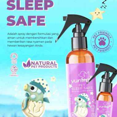 YUNIPET SLEEP SAFE DOG CAT ALL NATURAL SPRAY 60ml