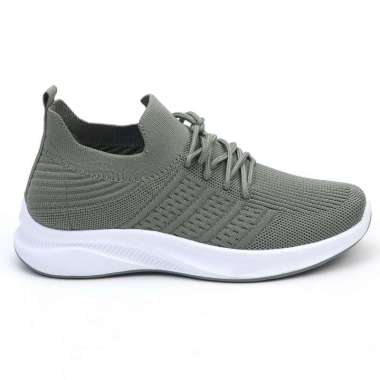 Sepatu Wanita Sport Impor Rajut Hiqh Quality Pakai Tali Terbaru LSV102 39 Hijau
