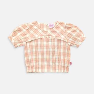 Blouse/ Blus Anak Perempuan Peach/ Rodeo Junior Girl Urban Casual 4 tahun