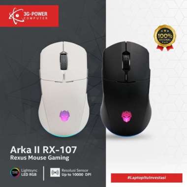 Rexus Arka II RX-107 / RX107 Gaming Wireless Dual Connection Mouse Pink Arka I