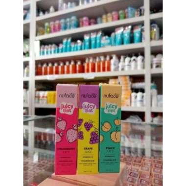 Nuface Juicy Tint lip tint & Nuface sheer lip balm nu face Pink berry lip balm