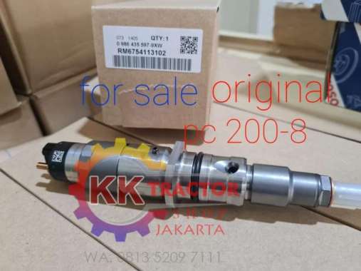 injector pc200-8 injektor pc200-8 original dus coklat