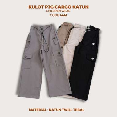 CELANA CARGO ANAK PEREMPUAN/ CELANA Twill ANAK CEWEK / CELANA CARGO ANAK/ CARGO PANTS/ CELANA PANJAN