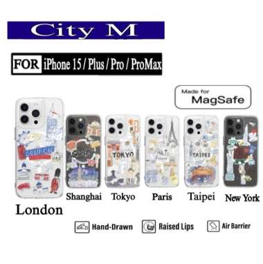 Case iPhone 15 Pro Max 15 Pro Switcheasy City Slim Motif Clear Casing iPhone 15 New York
