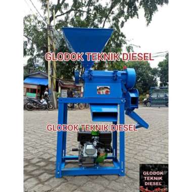 MESIN GILING PADI MAHKOTA KD-350 RICE POLISHER TANPA PENGGERAK + GX 200