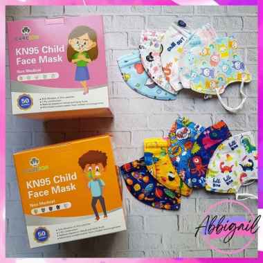 Masker KN95 Anak Kids Premium / Masker KN 95 Anak 5PLY 5 PLY Motif Karakter isi 10-50 pcs 1130 MIX M