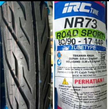 Ban pelek 17 IRC 80 90 17 NR 73 Non Tubeless ban motor Bebek